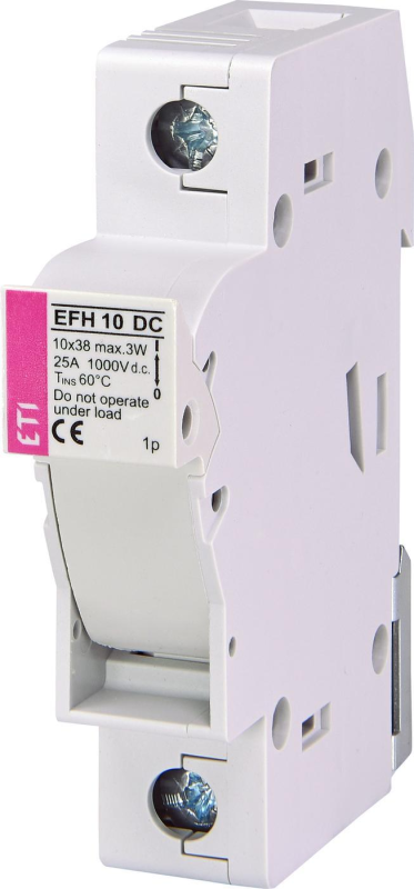 Тримач запобіжника ETI EFH 10 1P 25A 1000V DC (2540201)