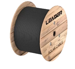 Кабель Leader PV 1x6мм2, бухта 250м, черный