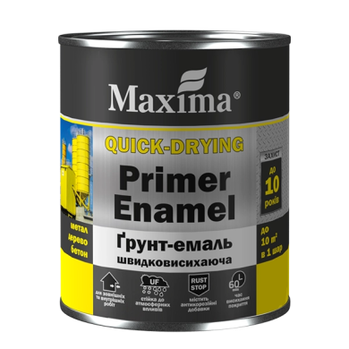 Грунт-эмаль быстросохнущая Maxima 2,5 кг.