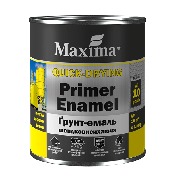 Грунт-эмаль быстросохнущая Maxima 2,5 кг.