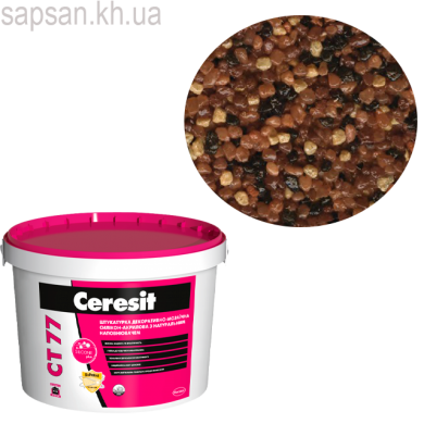 Штукатурка декоративно-мозаичная Ceresit CT 77 (PERU 4)