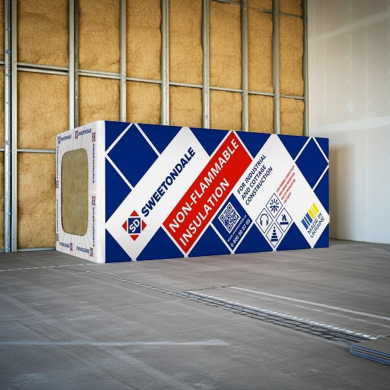 ТЕПЛОІЗОЛЯЦІЙНІ ПЛИТИ THERMOWOOL BLOCK STANDARD 45 100мм. (45кг/м3)